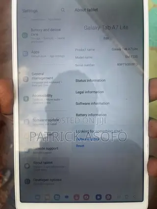 Samsung Galaxy Tab A7 Lite 32 GB Gray