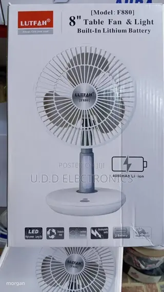 Desk/Table Top Fan(8")