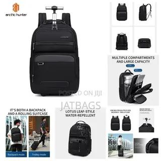 Trolley Wheel Business Travel Laptop Backpack -free Delivery