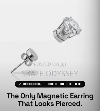 Snap on Magnet Earrings Made to Look Pierced