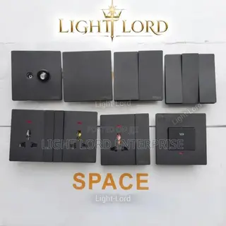 Space 1gang/2gang/3gang/4gang/Switches & Socket