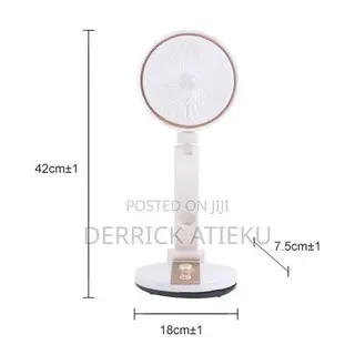 Rechargeable Table Top Fan