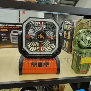 Nice & Portable Morgan 4-Speed Multipurpose Rechargeable Fan
