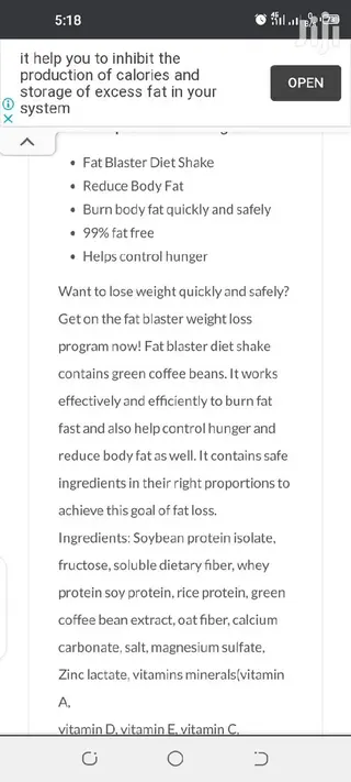 Fat Blaster Weight Loss