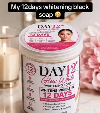 Day 12 Glow White Black Soap