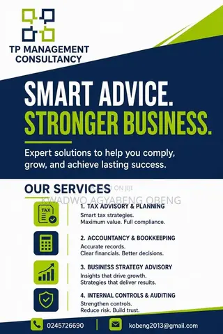 Tax, Bookkeeping & Accountancy, Internal Controls & Audit