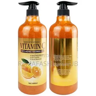 Vitamin C Anti-Aging Shower Gel, Minimize Pores
