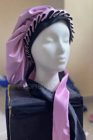 High Fashion 3in1 Hair Bonnet- Available in Any Color Combo of Choice.