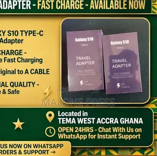 Galaxy S10 Type C Travel Adapter Fast Charge USB to a Cable
