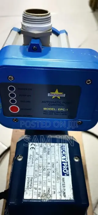 Originally and Ready to Use Water Pump With an Automatic Booster
