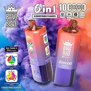 Bang Blaze Vape – 6 in 1 Flavors 100,000 Puffs
