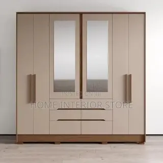 Premium Quality Modern Style Wardrobe With Full Length Mirror Door