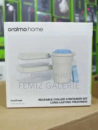 Oraimo CoolFresh Reusable Cooling Iced Fresh Box & Salad Cup Set-3pcs