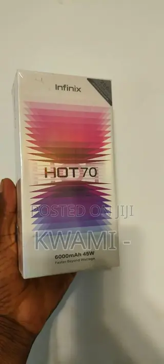 New Infinix Hot 70 256 GB Black