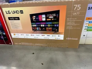 Brand New LG 75-Inch Class UA7700 Series 4K UHD Smart TV. 2025 Model