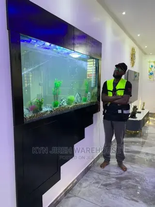 Staircase Aquarium With Fishes