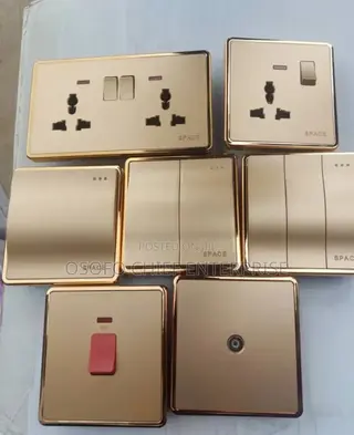 Gold Double Socket