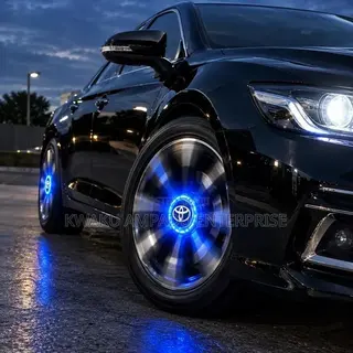Toyota Premium LED Spinning Wheel Centre Cap