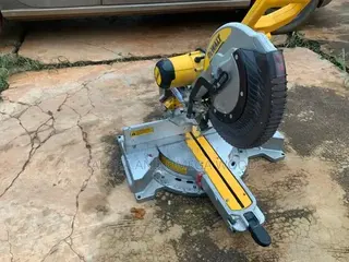 This Is Dewalt Dw718 Sliding Miter Saw From Usa, It a Double Bevel