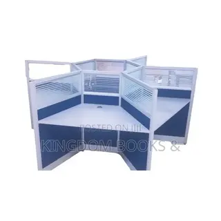 Modern 6-Seater Hexagon Office Cubicle / Partition Workstation Desk