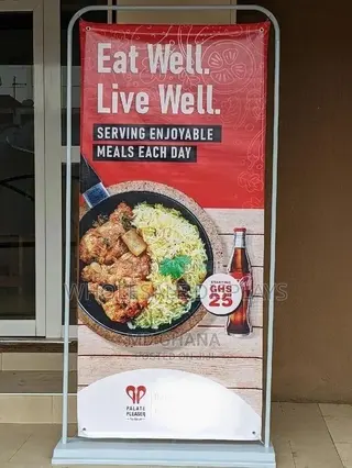 Rental: Banner Display Stands (Pull Up Banner Alternative)