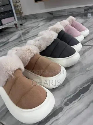 Plush Open/ Backless Slippers