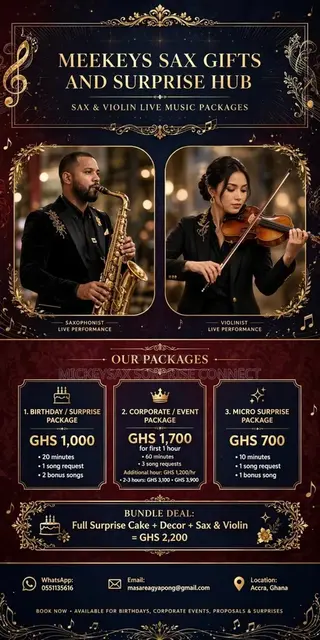 Violinist and Saxophonist