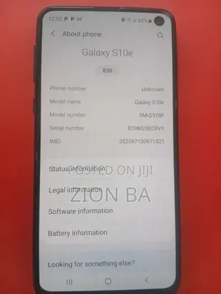 Samsung Galaxy S10e 128 GB Black