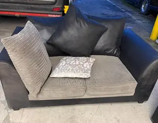 Grey Combo Cord 2 Seater Sofa