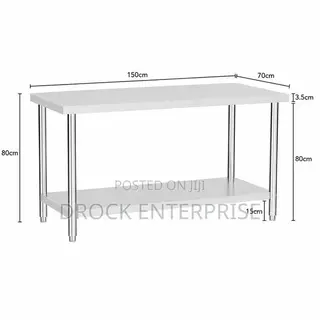 Stainless Steel Table (150cm Length)