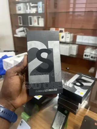 New Samsung Galaxy S21 Ultra 5G 128 GB Black