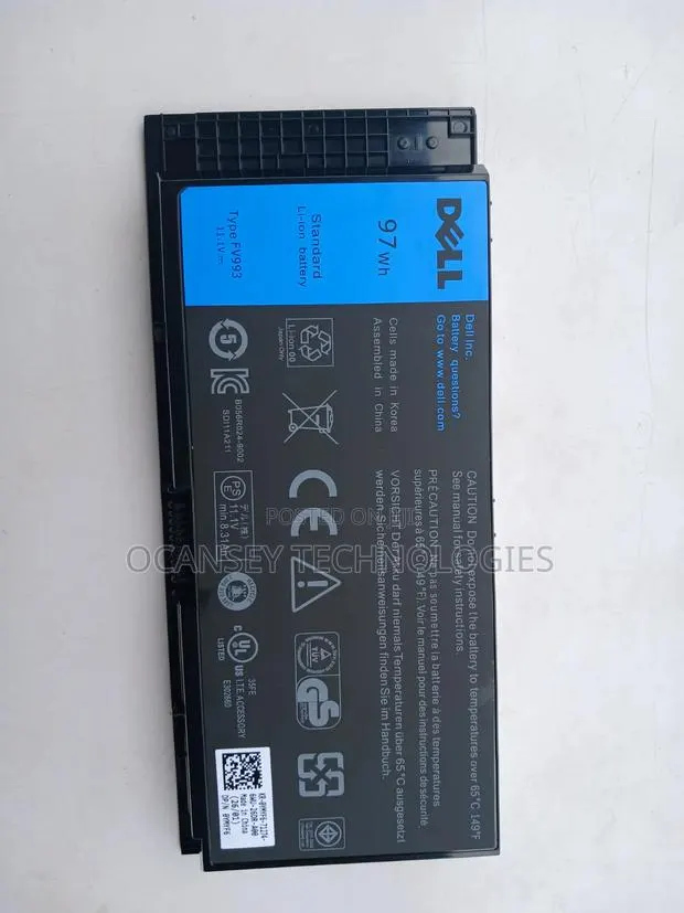 Original Dell Fv993 Battery for M4600 M4800 M6600 M6800 · Photo 1