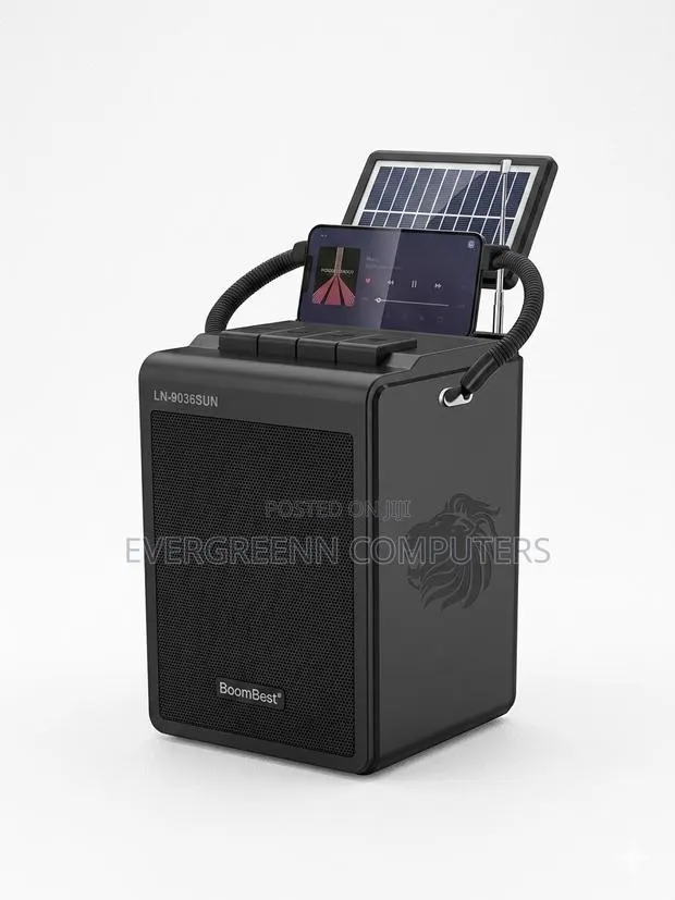 Wireless Bluetooth Speaker With Solar Panel · Photo 1