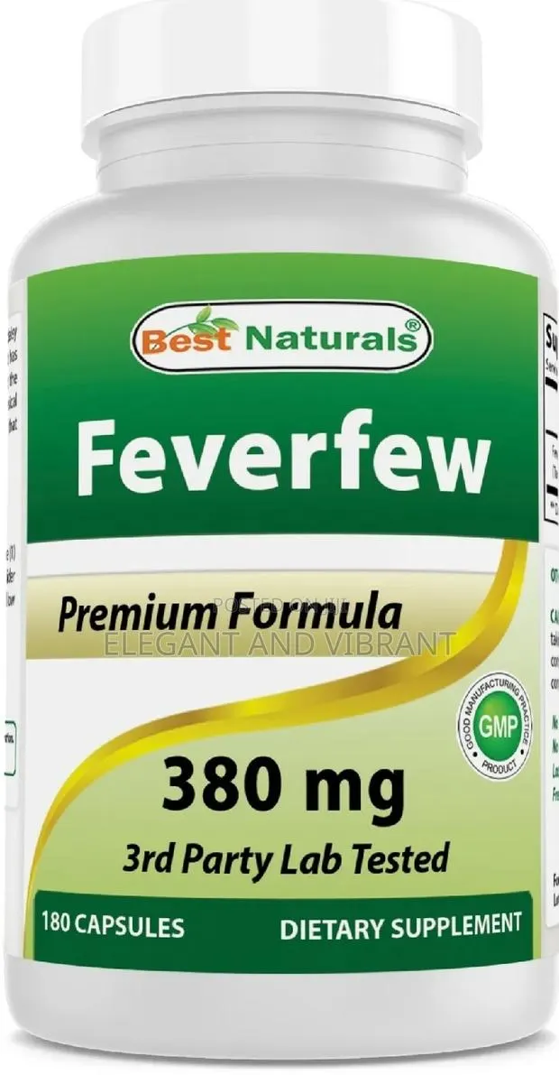 Best Naturals Feverfew 380 Mg 180 Capsules · Photo 1
