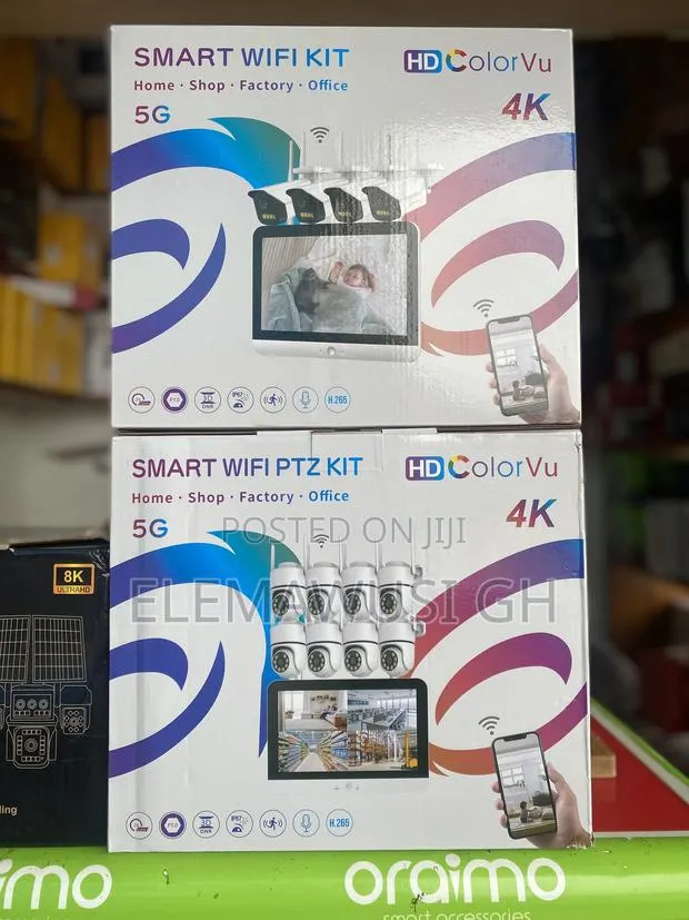 8 Channel PTZ Wireless Wifi CCTV Camera. With Screen · Photo 1