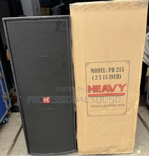 Heavy-Duty, Professional Rechargeable Dual 15-Inch Speaker · Photo 1