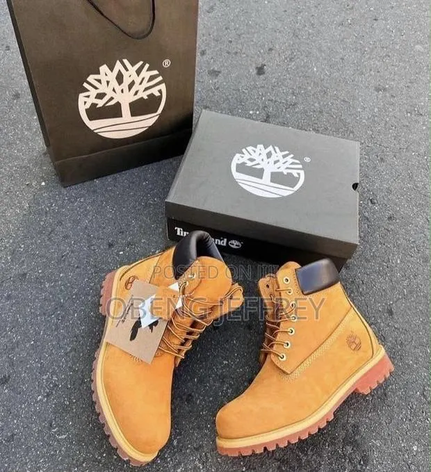 Original Timberland Waterproof Boot Brown/ Yellow · Photo 1