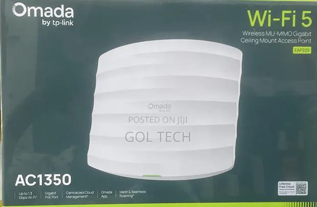 Omada WI-FI 5 Wireless Mu-Mimo Gigabit Ceiling Mount Access Point · Photo 1