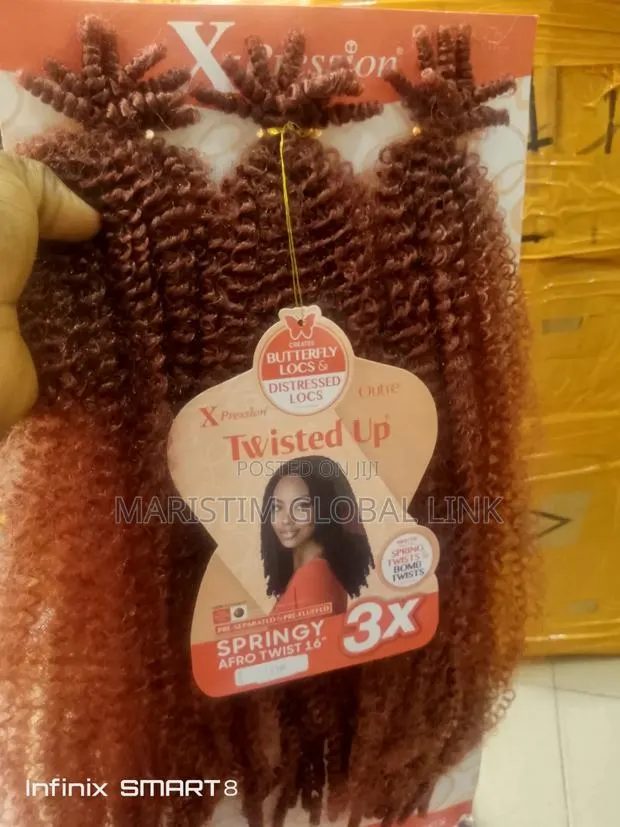 Springy Afro Twist 16" (Twisted Up) · Photo 1