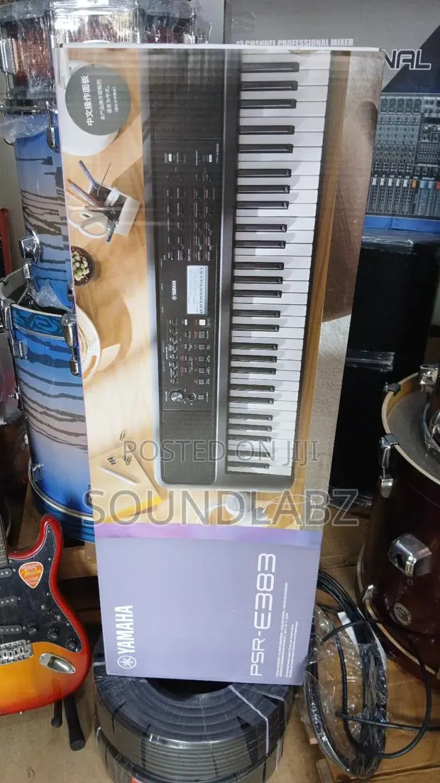 Yamaha PSR-E383 61-Keys Professional Keyboard · Photo 1