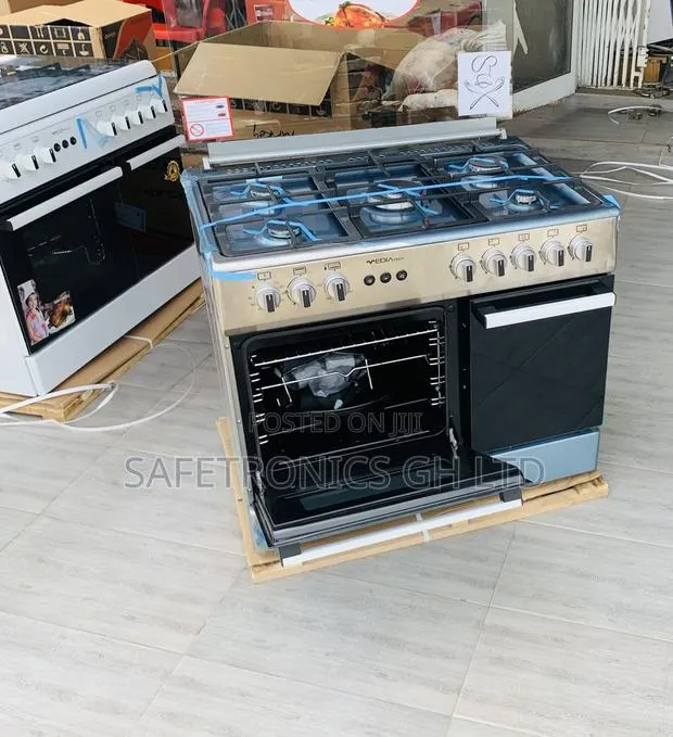 Shop New Mediatech 60x90cm Free Standing 5 Gas Burner Cooker · Photo 1