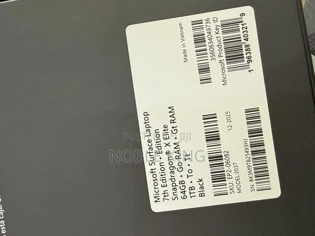 New Microsoft Surface Laptop 7 64GB Qualcomm Snapdragon X Elite SSD 1T · Photo 1