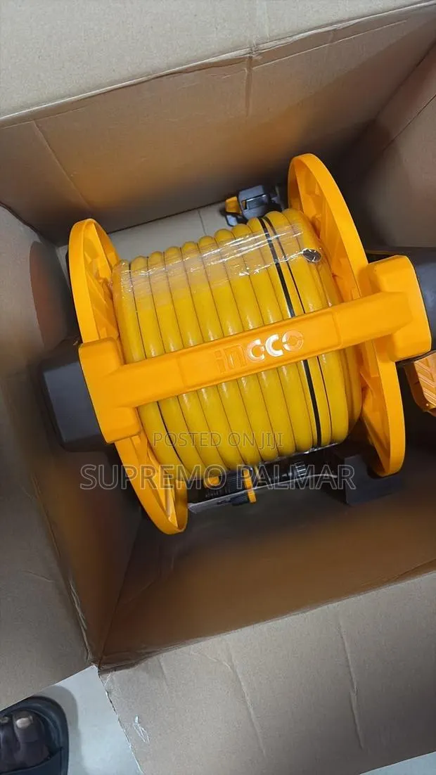 Ingco HHR20124 20M Hose Reel Set - Garden Watering Kit With Nozzle · Photo 1