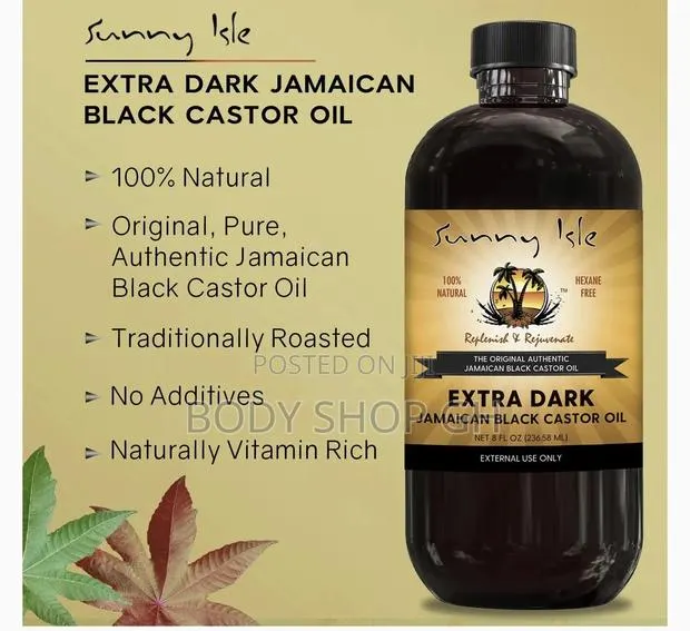 Castor Oil for Beard +Hair Growth -Extra Dark (240ml or 8oz) · Photo 1