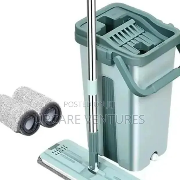 Magic Flat Microfiber Mop With It Wet and Dry Mop Bucket · Photo 1