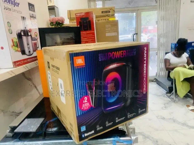 Call for the New 2 Microphones JBL Party Box Encore 2 Potable · Photo 1