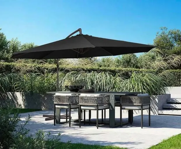 Sevva Luxury XXL Cantilever Parasol 3 Meter Black Canopy /Tent · Photo 1