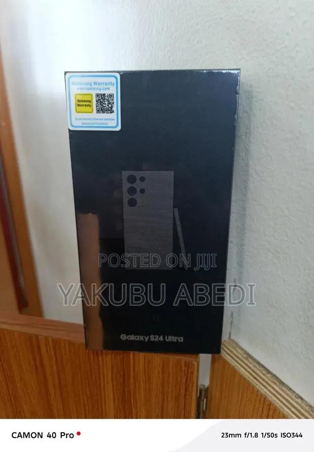 New Samsung Galaxy S24 Ultra 256 GB Black · Photo 1