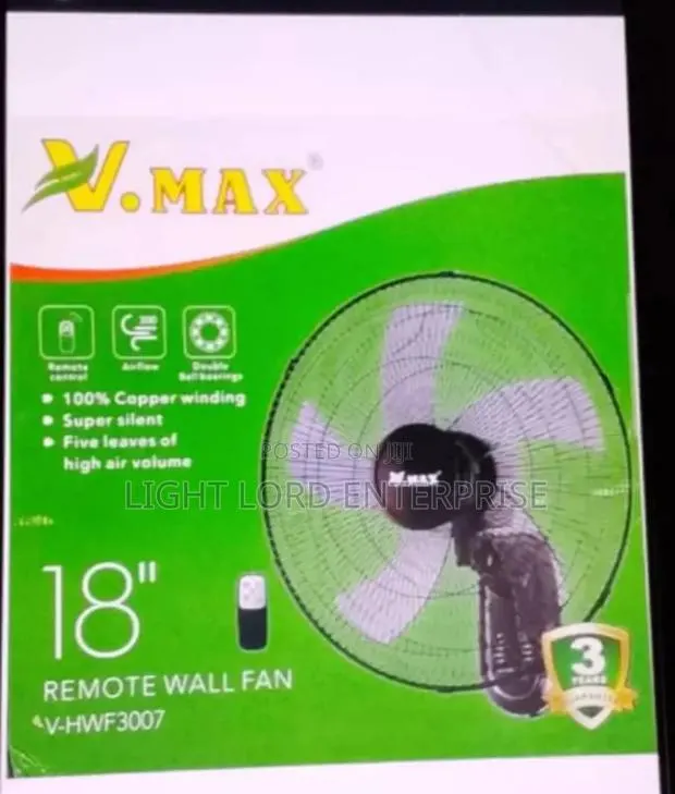 V Max 18" Walk Fan/Remote · Photo 1
