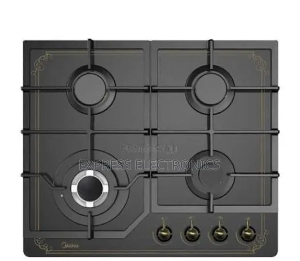 Midea 4 Burner 60cm Gas Hob โ Black (60GJ084) ยท Photo 1